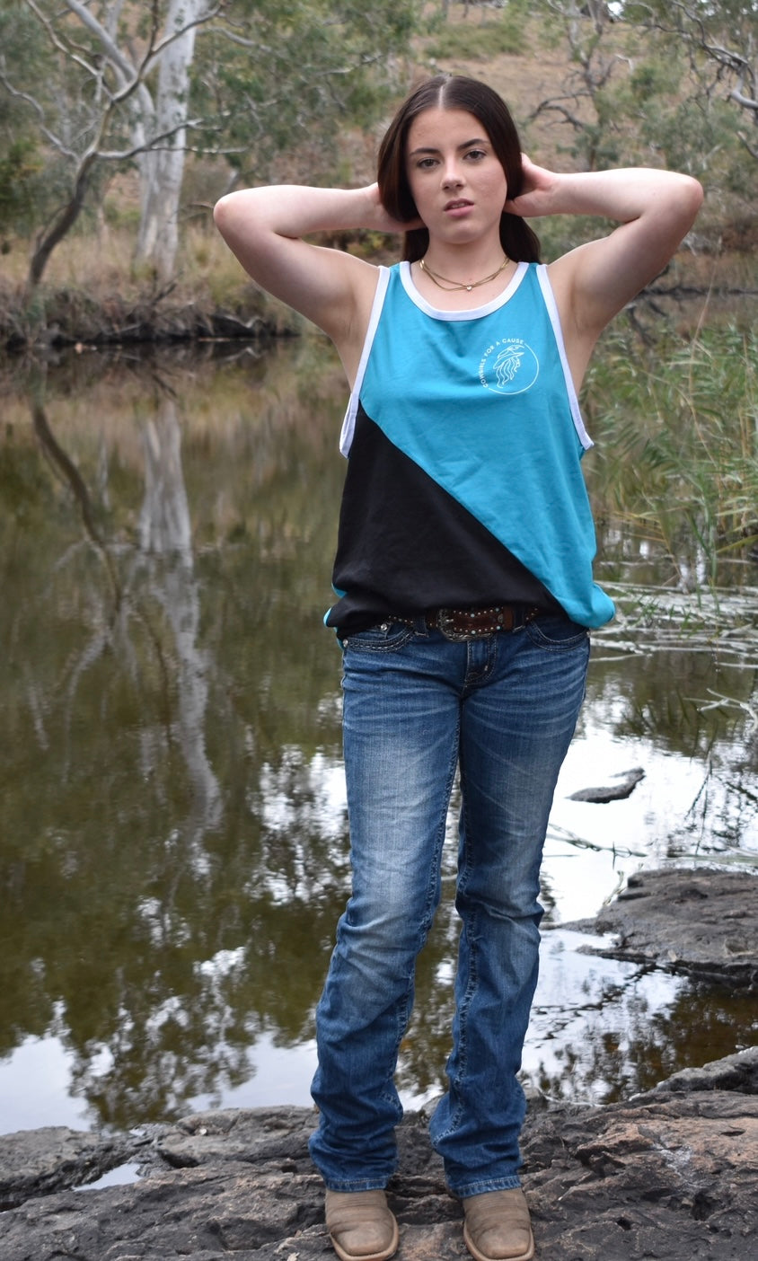 Shearers Singlet 'Teal'